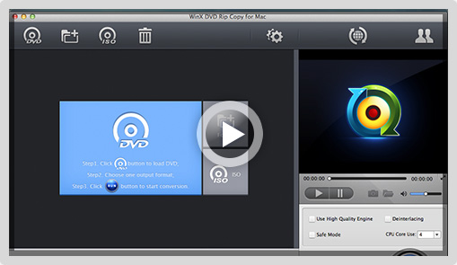 WinX DVD Rip Copy for Mac