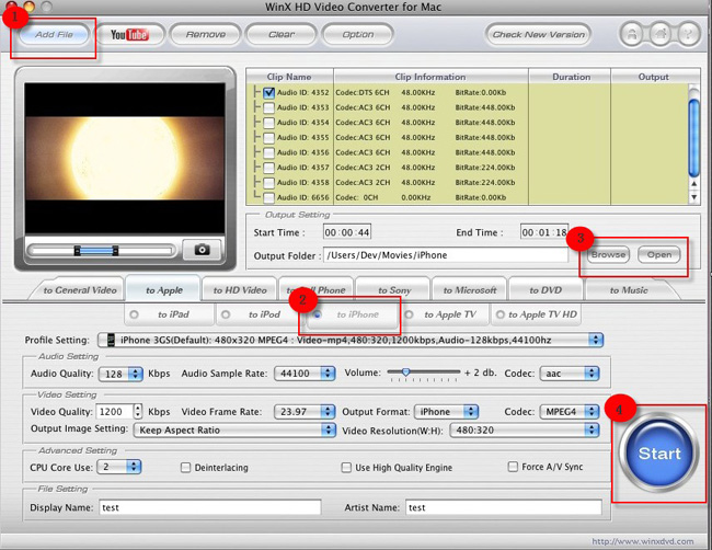 Download WinX HD Video Converter Deluxe free trial - convert Multi-track HD.  Mac OS. Buy WinX HD Video Converter for Mac Download WinX HD Video.