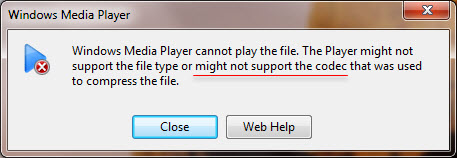 Windows Media Player Not Support Codec