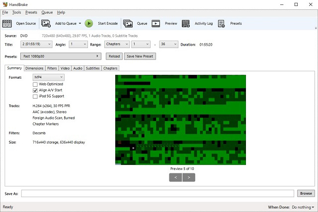 Handbrake画質ノイズ ブロック解除 Handbrakeがdvd読み込みエラー解決法