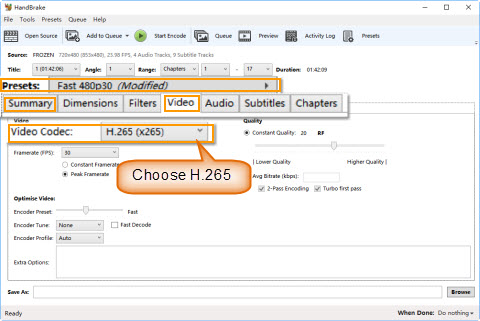 handbrake converter dvds error