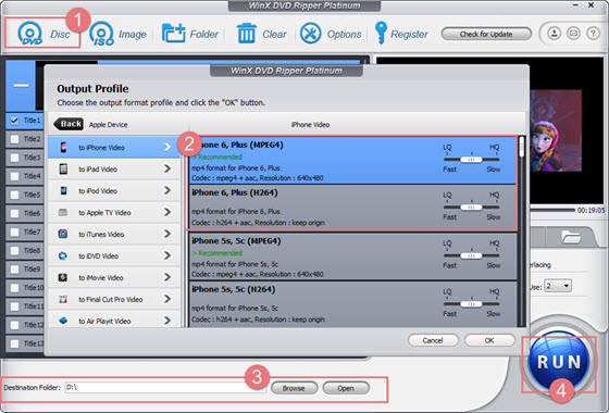 Rip Disney DVD with WinX DVD Ripper Platinum