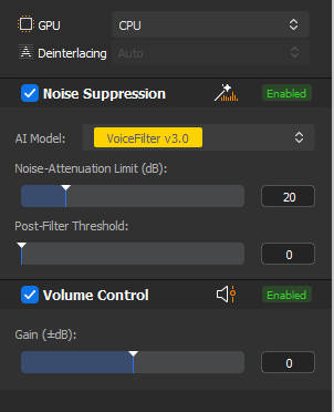 Noise Supperssion models