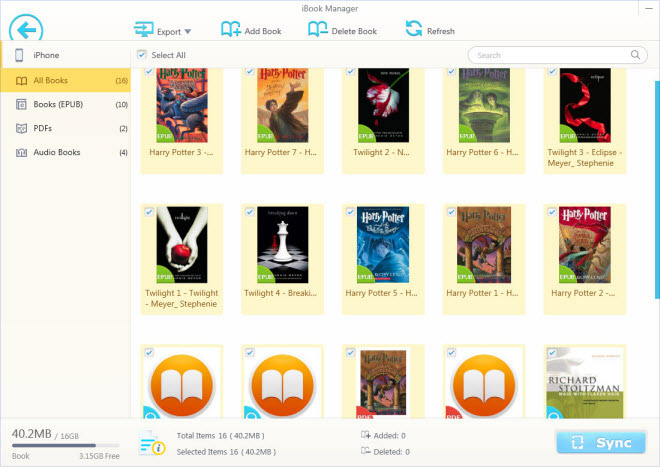 export books in ibooks