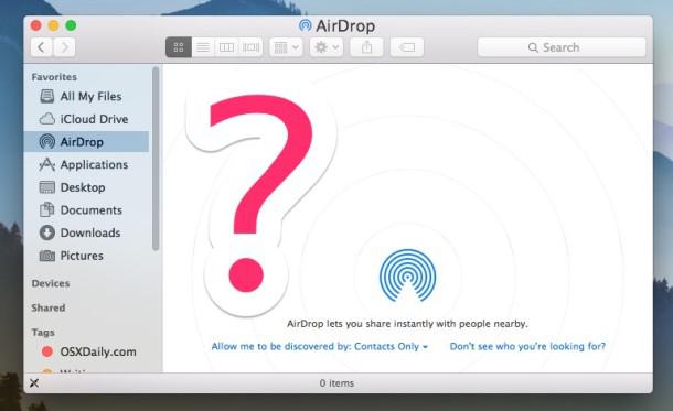 airdrop to mac