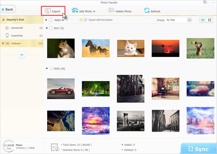 how to transfer photos from iphone to pc windows 10