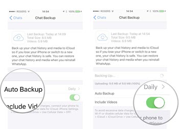 download whatsapp backup from icloud