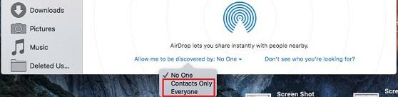 airdrop on mac