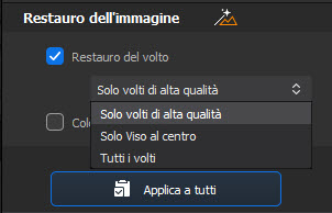 ripristinare il viso con 3 modalità