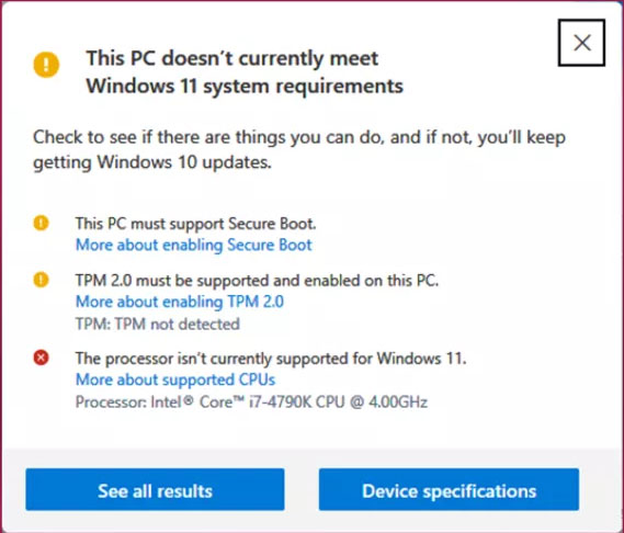 You'll be able to bypass Windows 11 TPM 2.0 requirement