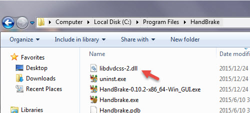 libdvdcss handbrake