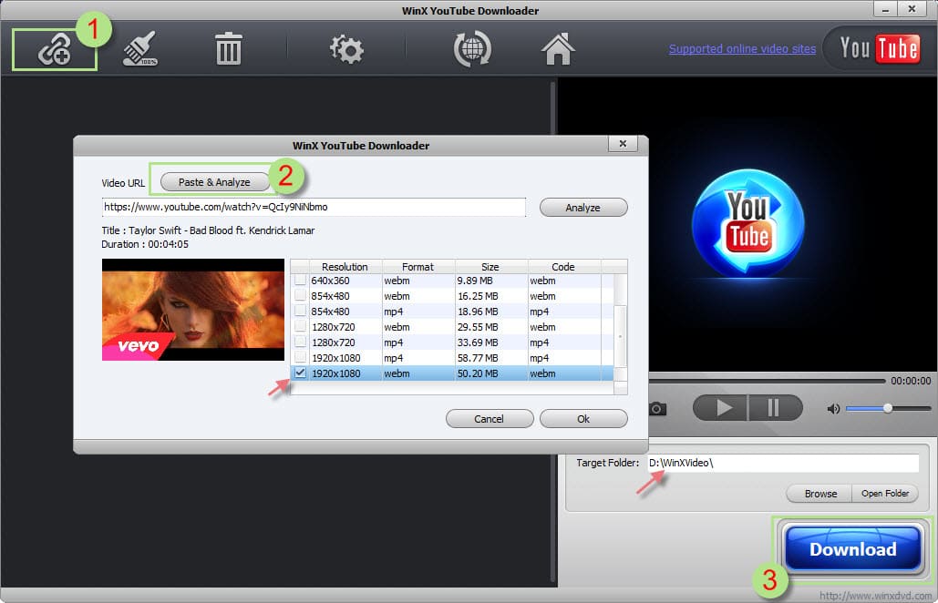 youtube video download pc software