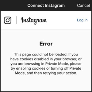 instagram not loading pictures