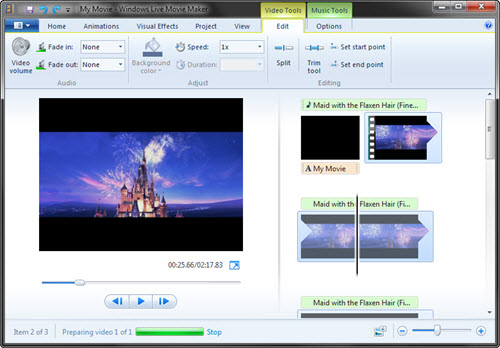 Fade End Of Video In Windows Movie Maker