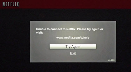 Netflix Connection Errors