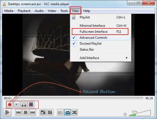 shorten video vlc