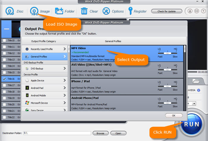 convert iso into pkg