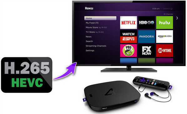 Can Roku Play HEVC/H.265 File? to Do Roku can't Play HEVC?