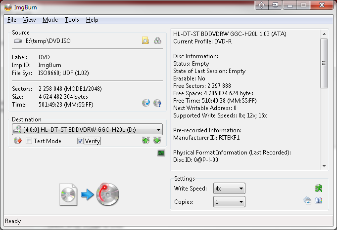 burn iso to dvd program free