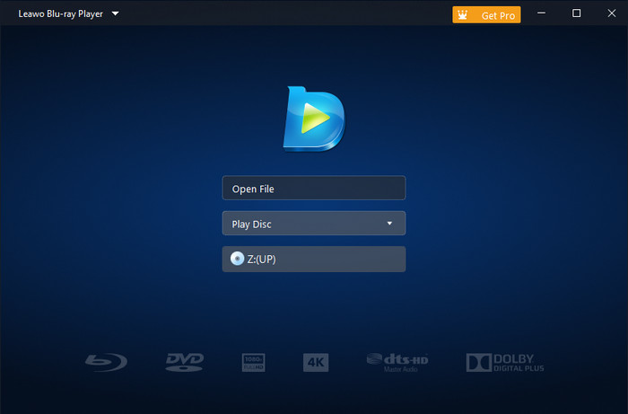 הפעל DVD ב- Windows 10 עם נגן Leawo Blu-ray