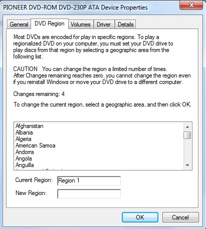 mac dvd player region change limit