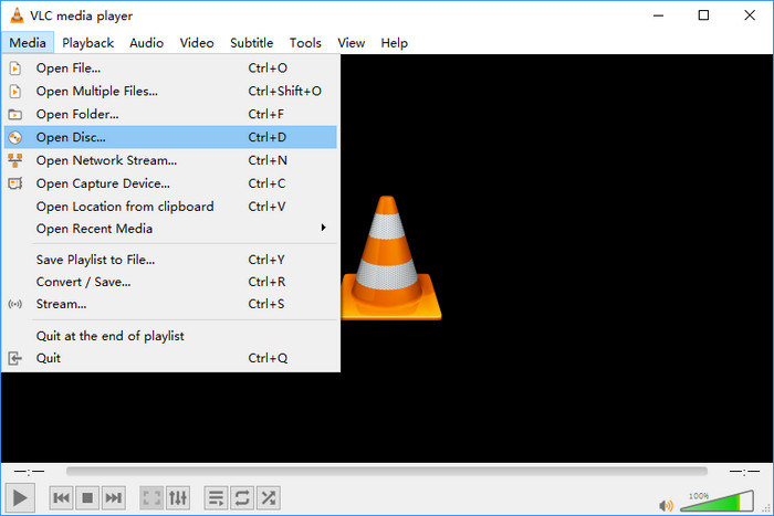 how to play an audio dvd disc on vlc media player windows 10
