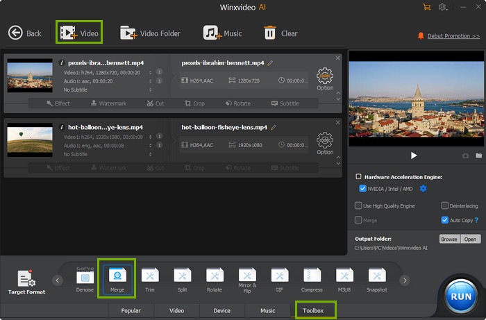 how to merge videos together 4k video downloader