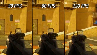 30fps vs 60fps vs 120fps