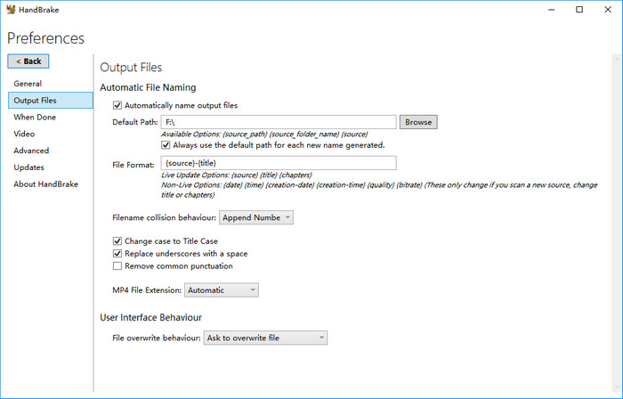 handbrake batch convert