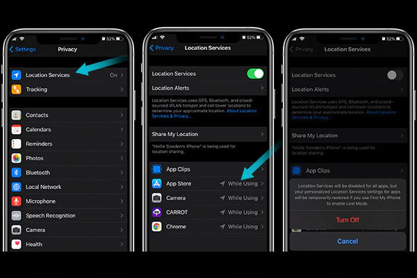 fix iphone battery draining fast by disabling location service