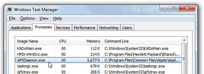 End APSDaemon.exe