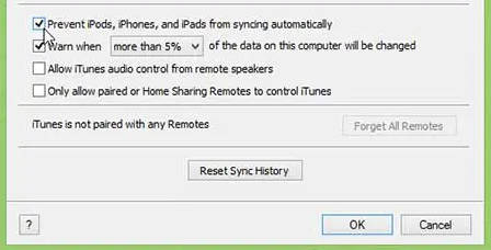 Disable auto-sync in itunes