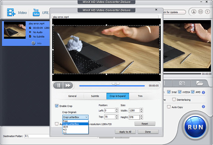 Convert Videos From 4 3 Aspect Ratio To 16 9 Widescreen