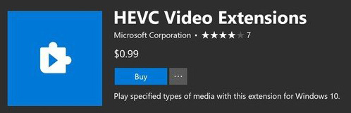 hevc video extension windows 7