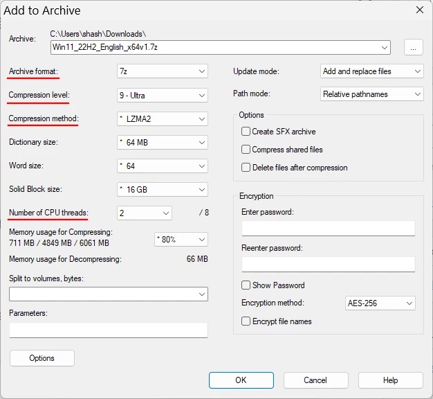 How to Highly Compress Video Files using 7-Zip