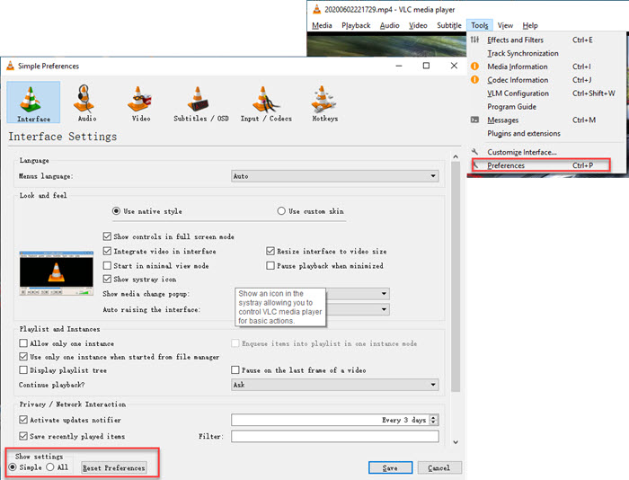 vlc crop video length