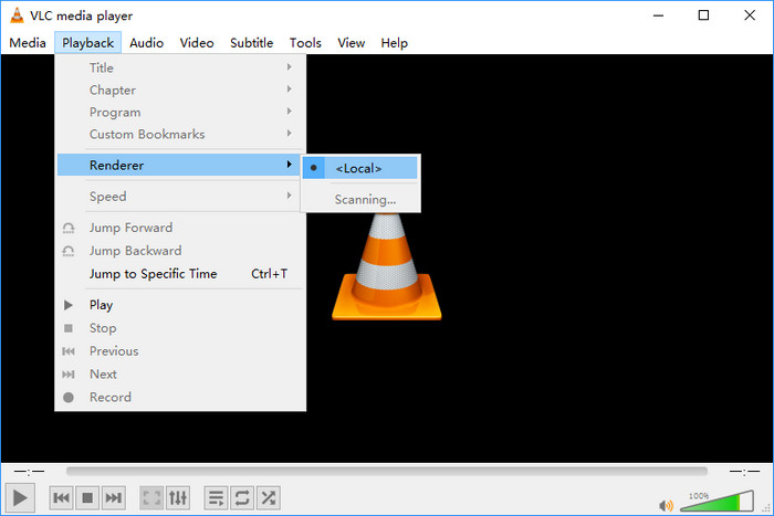 vlc screencast to tv