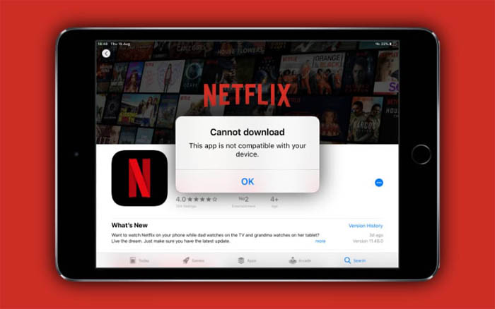 Resolved Netflix App Not Compatible with Old iPad