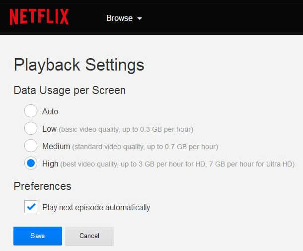 netflix how to change preferences