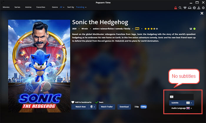 popcorn time 0.3.10 subtitles disabled