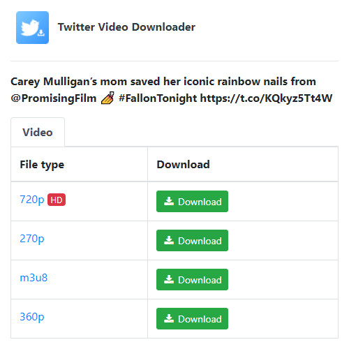 download twitter video as mp4