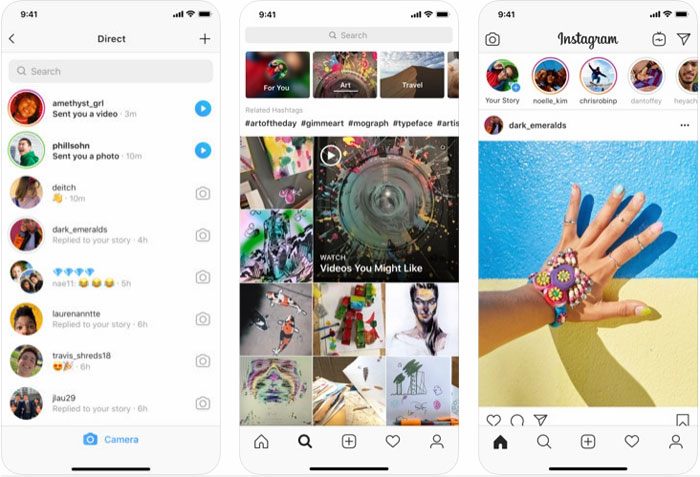 how to get uploader for instagram