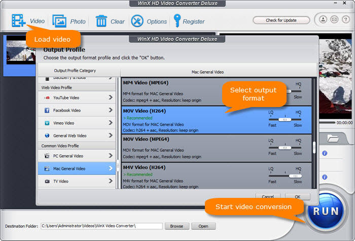 online mov converter to mpeg