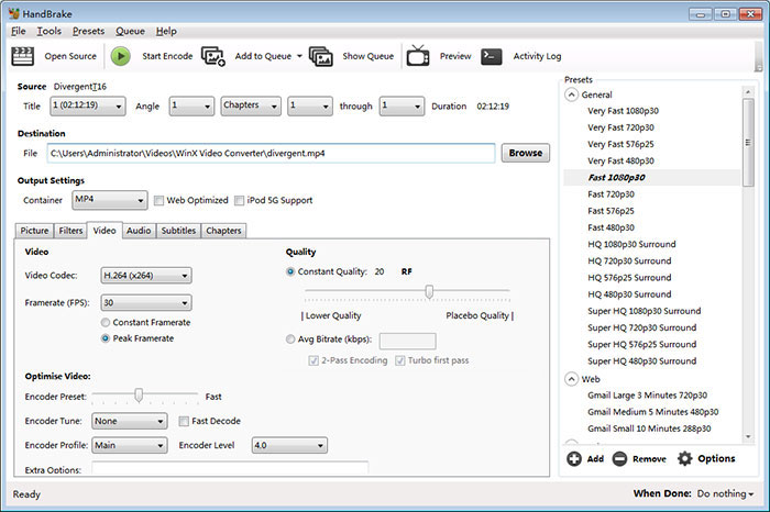 HandBrake DVD Ripper