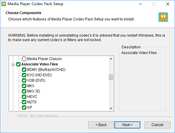 missing codecs for windows media player 11