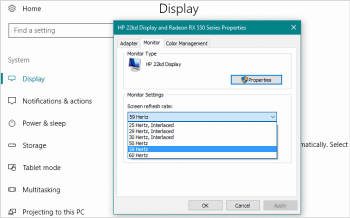 windows terminal services screen blinks