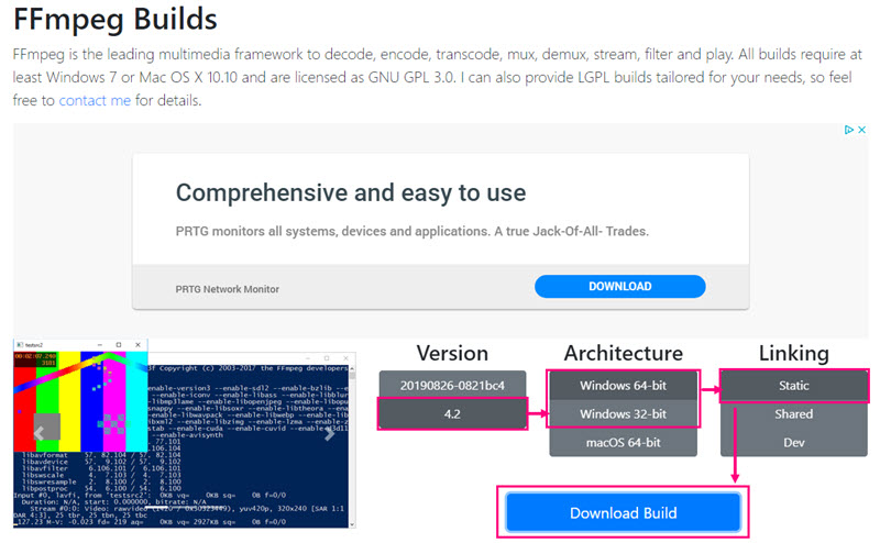 Mac install ffmpeg